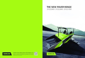 Lánctalpas finiserek Zoomlion ZPS1280