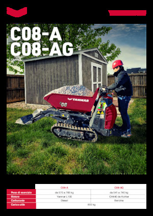 Lánctalpas dömperek Yanmar C08-A HI TIP 