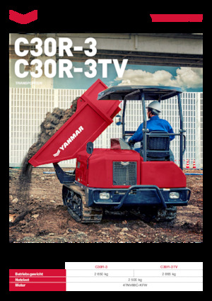 Lánctalpas dömperek Yanmar C30R-3TV 