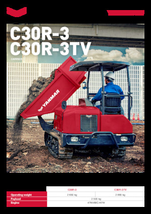 Lánctalpas dömperek Yanmar C30R-3TV 