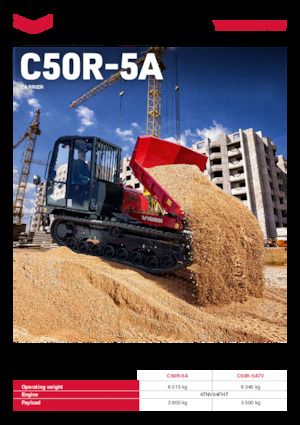 Lánctalpas dömperek Yanmar C50R-5A  