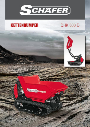 Lánctalpas dömperek SCHÄFER DHK 600 D