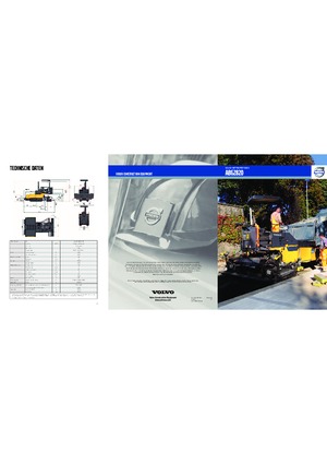 Lánctalpas finiserek Volvo ABG2820