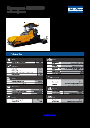 Lánctalpas finiserek Dynapac SD 2500 C