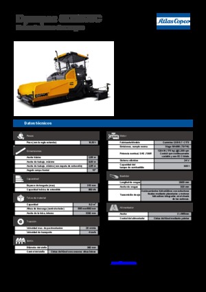 Lánctalpas finiserek Dynapac SD 2500 C