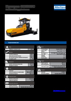 Lánctalpas finiserek Dynapac SD 2500 C