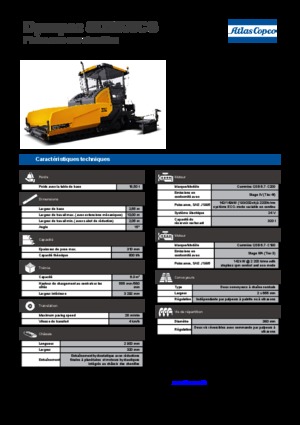 Lánctalpas finiserek Dynapac SD 2500 CS