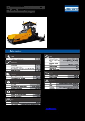 Lánctalpas finiserek Dynapac SD 2550 CS