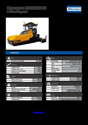 Lánctalpas finiserek Dynapac SD 2550 CS