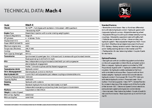 Lánctalpas traktorok Carraro Mach 4 II