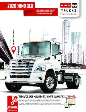 Nyergesvontatók Hino 2020 HINO XL8 4x2