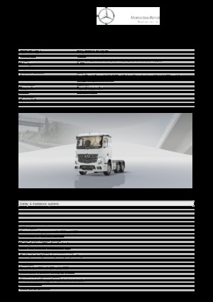 Nyergesvontatók Mercedes-Benz Actros 2548 LS 6x2