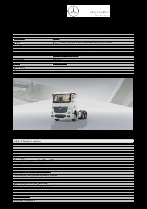 Nyergesvontatók Mercedes-Benz Actros 3348 AK 6x6