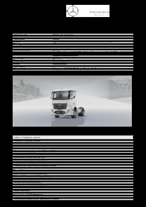Nyergesvontatók Mercedes-Benz Arocs 2030 LS 4x2