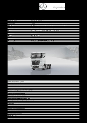 Nyergesvontatók Mercedes-Benz Arocs 2540 LS 6x2