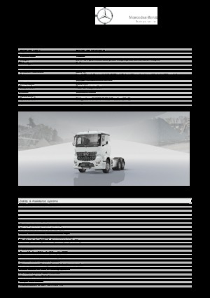 Nyergesvontatók Mercedes-Benz Arocs 2646 LS 6x4