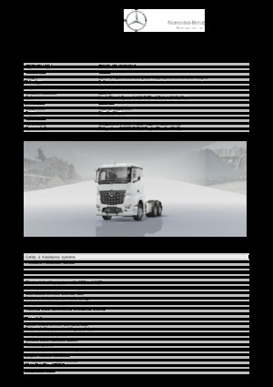 Nyergesvontatók Mercedes-Benz Arocs 3352 LS 6x4