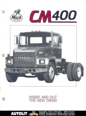 Nyergesvontatók Mack CM400 4-point cab E5-240 4x2