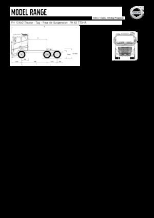 Nyergesvontatók Volvo Trucks FH13.420 6x2 Tractor - Low