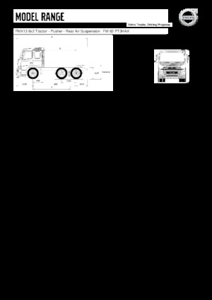 Nyergesvontatók Volvo Trucks FMX13.420 6x2 Tractor - Pusher
