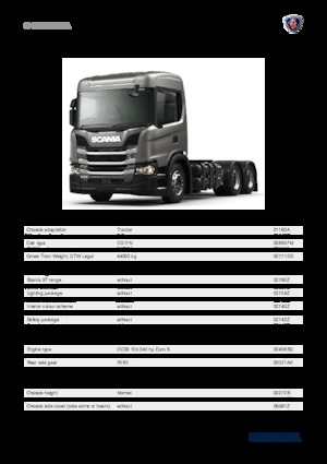 Nyergesvontatók Scania G 340 A6x2NA