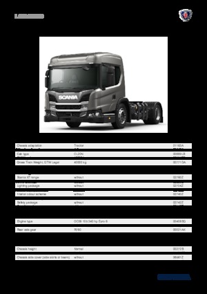 Nyergesvontatók Scania L 340 A4x2NB