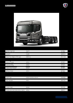 Nyergesvontatók Scania L 340 A6x2NB