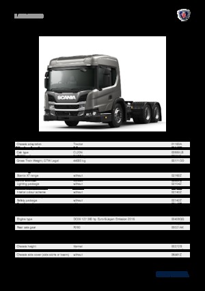 Nyergesvontatók Scania L 360 A6x2NB
