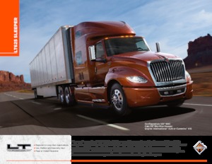 Nyergesvontatók International LT625 125 Low Roof Sleeper  International A26