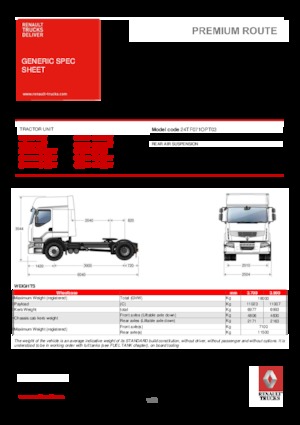 Nyergesvontatók Renault PREMIUM 430.19 4X2 LD T OPTIFUEL