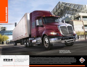 Nyergesvontatók International RH613 113 Low Roof Sleeper  International A26