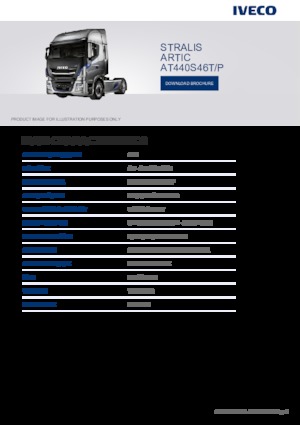 Nyergesvontatók Iveco STRALIS ARTIC AT440S46T/P