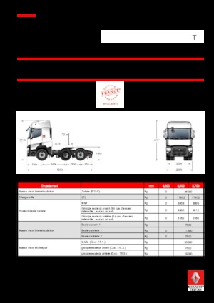 Nyergesvontatók Renault T 430.26 6X2 T TAG E6