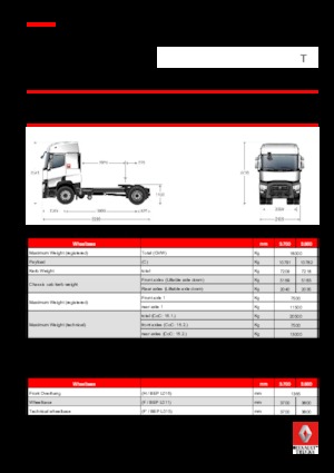 Nyergesvontatók Renault T 520.18 4X2 T E6