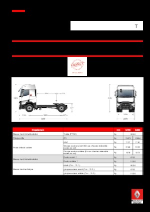 Nyergesvontatók Renault T 520.18 4X2 T X-LOW E6