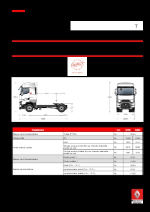 Nyergesvontatók Renault T 520.18 HIGHCAB 4X2 T X-LOW E6 (LHD)