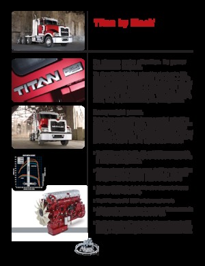 Nyergesvontatók Mack TITAN 64