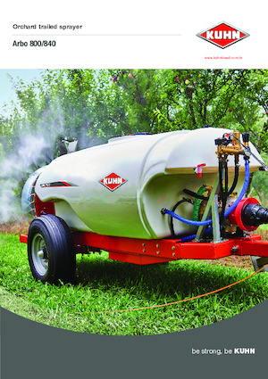 Vontatható szántóföldi permetezők Kuhn Arbo 1500