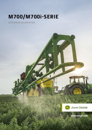 Vontatható szántóföldi permetezők John Deere M724