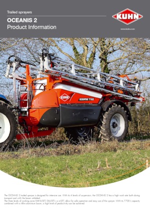 Vontatható szántóföldi permetezők Kuhn Oceanis 2-5600