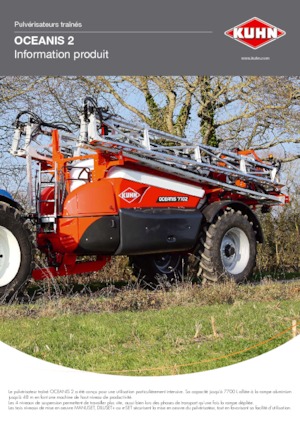 Vontatható szántóföldi permetezők Kuhn Oceanis 2-5600