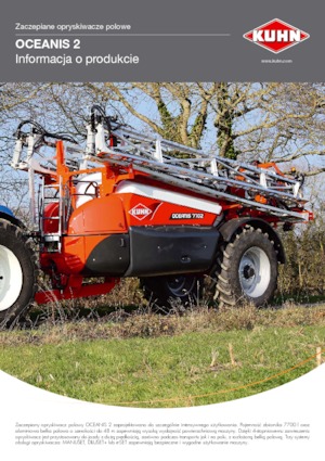 Vontatható szántóföldi permetezők Kuhn Oceanis 2-5600