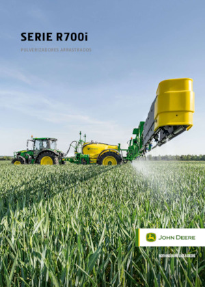 Vontatható szántóföldi permetezők John Deere R732i