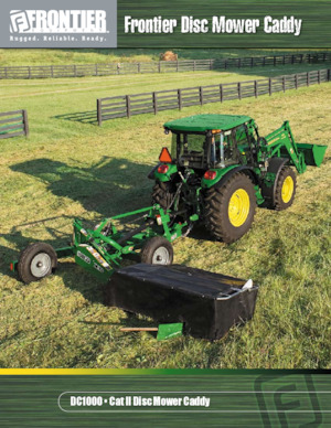 Vontatott kaszák - tárcsa és cond. John Deere DC1000