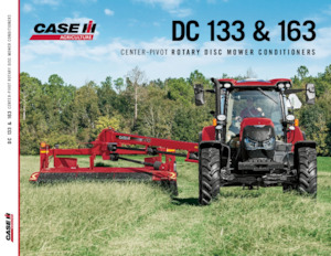 Vontatott kaszák - tárcsa és cond. Case IH DC133