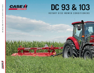Vontatott kaszák - tárcsa és cond. Case IH DC103