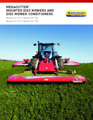 Vontatott kaszák - tárcsa és cond. New Holland MegaCutter 533