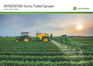 Vontatható szántóföldi permetezők John Deere M724