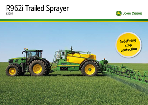 Vontatható szántóföldi permetezők John Deere R 962 i