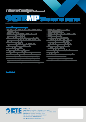 Tehergépkocsira szerelt teleszkópos munkaállványok CTE MP 32.19